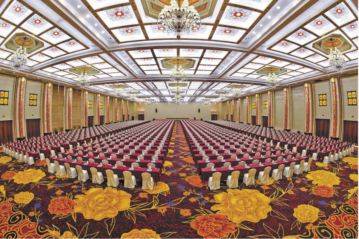 杭州2000人大型宴会，杭州3000人的大型国际会议场地，太虚湖假日酒店会场摄影