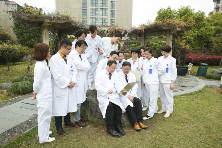 2016年3月30日浙江省立同德医院团队照，医院肖像照，科室团队形象照摄影